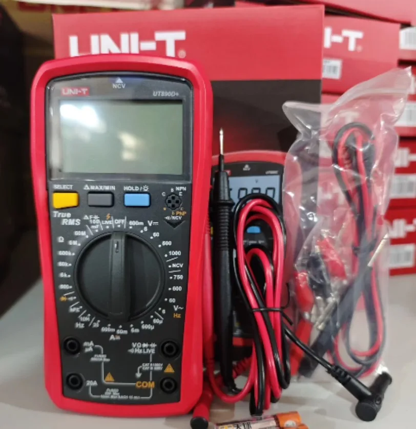 1pc UNI-T UT890D+ Digital True RMS Handheld Multimeter REL AC/DC Frequency Tester*SY