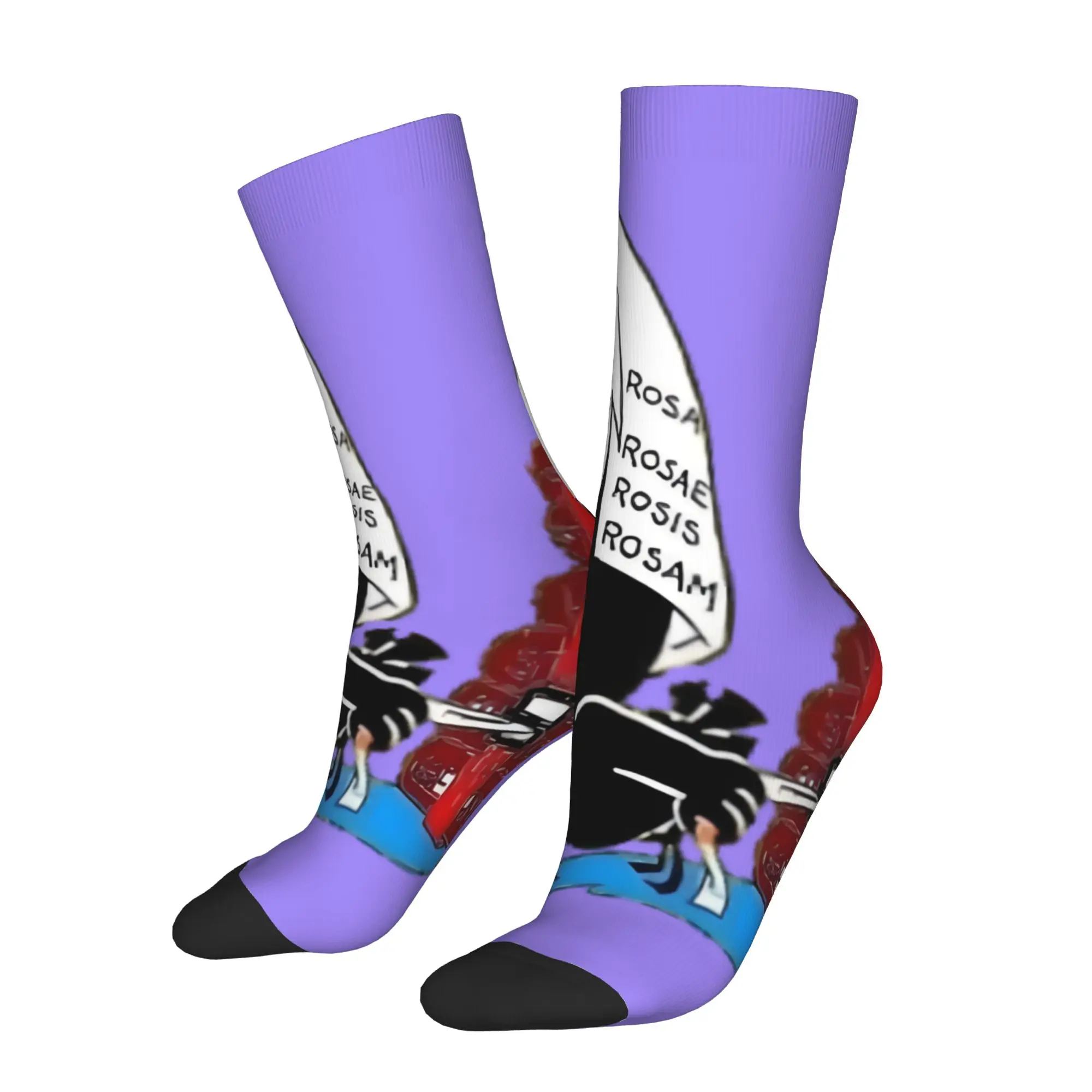 C-Calimero Manga Anime  Men's Crew Socks Unisex Fashion Italy TV Cartoon  Spring Summer Autumn Winter Dress Socks