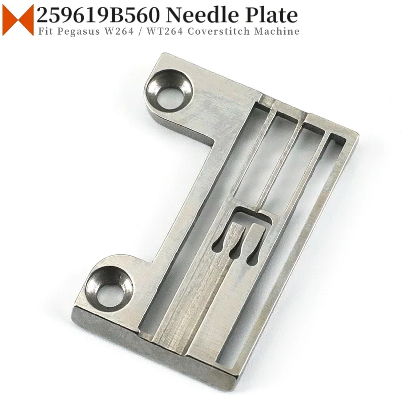 

259619 Горловая пластина B560 подходит для Pegasus W264-03GB, WT264-03GB, детали для швейной машины, 3 иглы, 5,6 мм