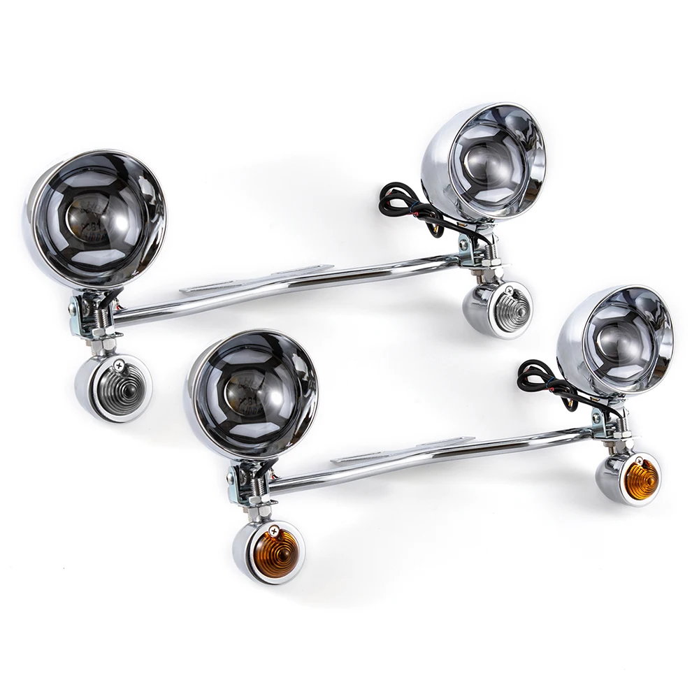 

Universal 12V Motorcycle Driving Passing Fog Spot Light Turn Signal Lamp Amber Light For Harley Honda Yamaha Kawasaki Suzuki