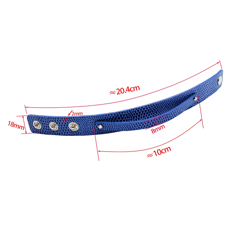 10PC/lot 18mm wide / 21cm length PU Leather Wristband Bracelet With 8MM Slide Bar Fit For 8mm slide letter charms