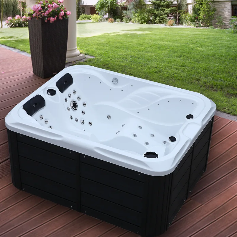 3 People Hot Selling Endless Swimming Pool Water Park Whirlpool Outdoor Acrylic Spa Large Jet Hot Tub