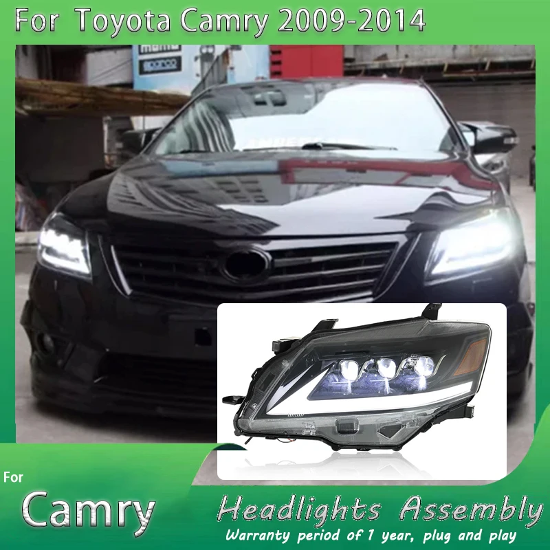 

Styling LED HeadLights for Toyota Camry 06-14 Lexus style led DRL Car head lamp Assembly Signal Auto Accessories Modified Lamp