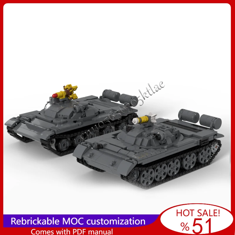 492 Elementy IT 1 Model Niszczyciela Czołgów MOC Klocki Konstrukcyjne Kreatywne Zabawki DIY Do Składania Dla Dzieci Prezent Urodzinowy Niespodzianka