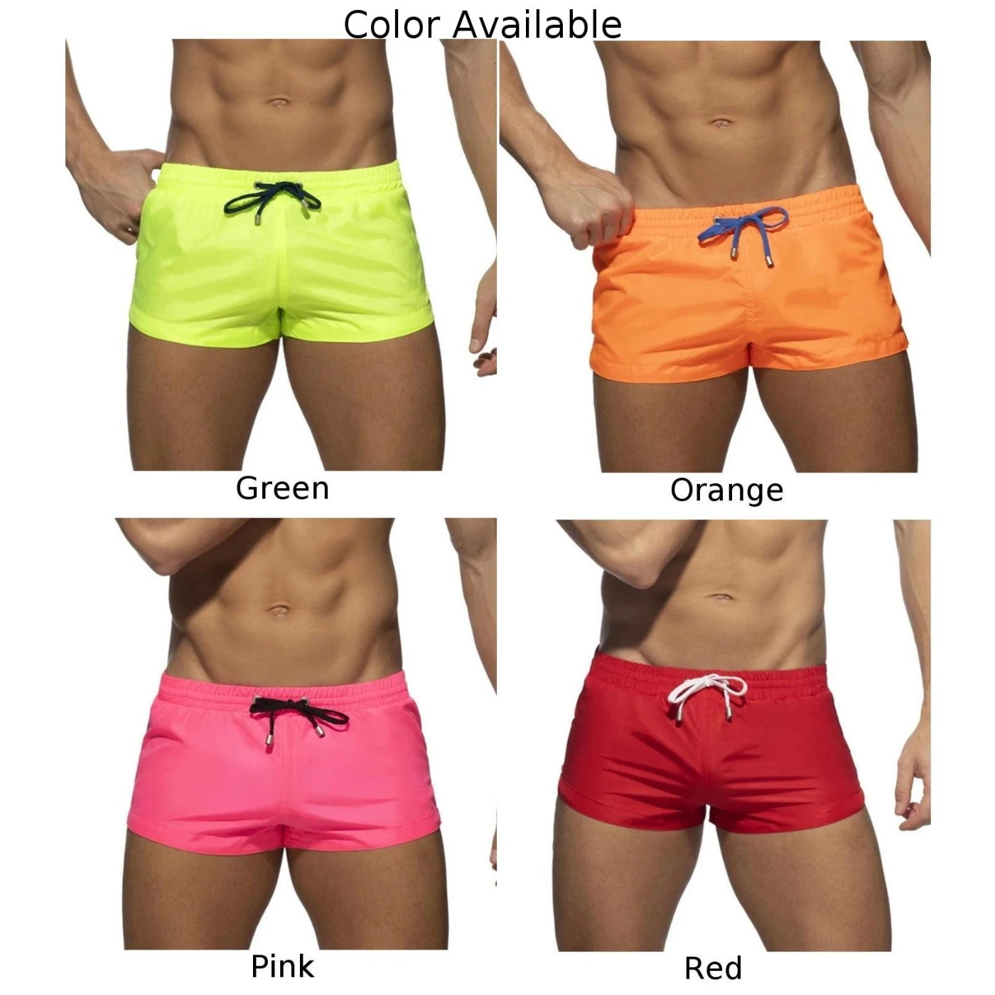 Mens Sexy Swim Quick Drying Low Waist Shorts Swimwear Swimming Trunks Underwear Briefs Pants Beach Sports Men\'s Pants