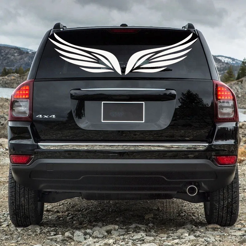 

Car Vinyl Decal Angel Wings Sticker Waterproof Removable for Car Motorcycle Laptop Auto Body Decoration