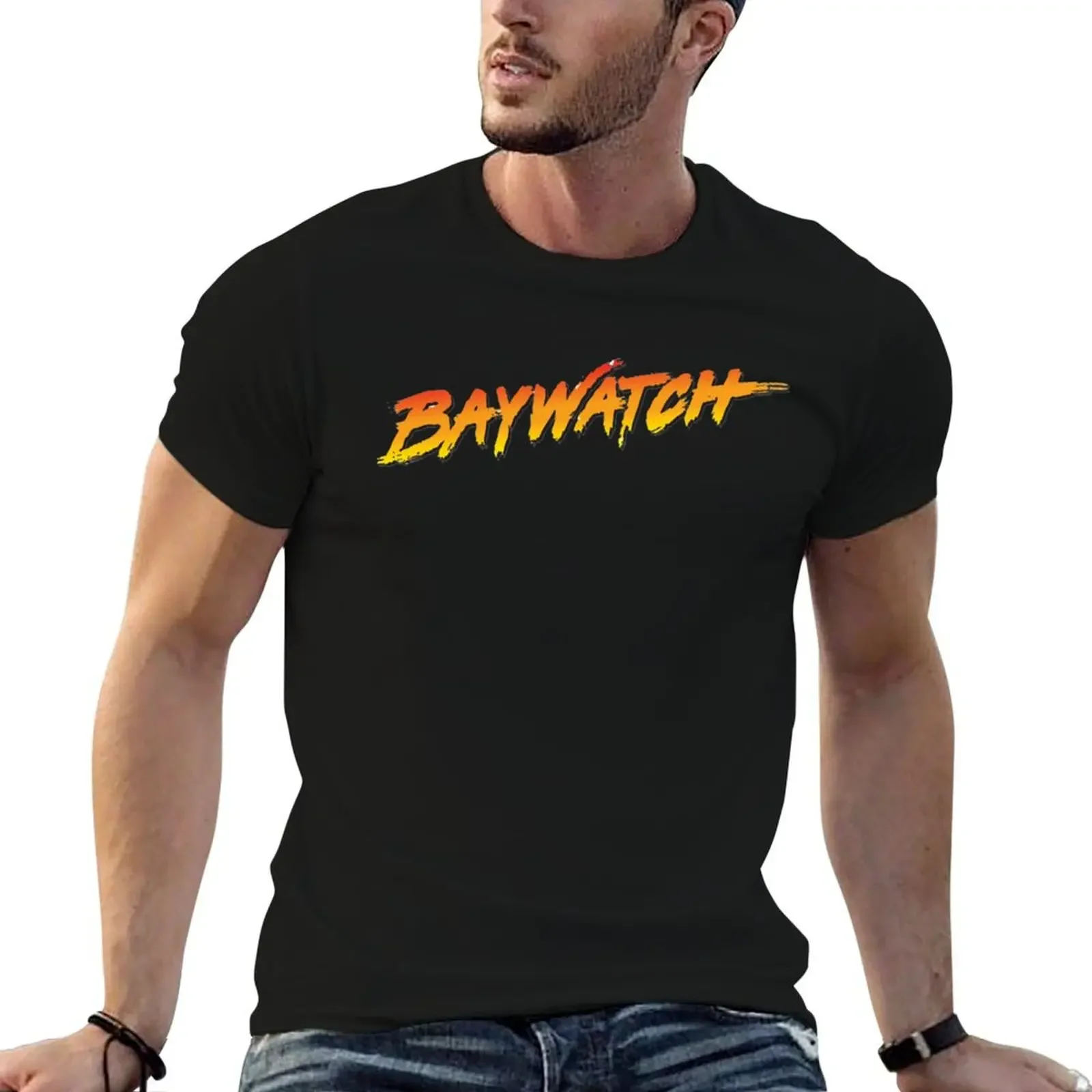 

Baywatch For Fans T-Shirt funny costumes hippie clothes animal prinfor boys oversized t shirt men