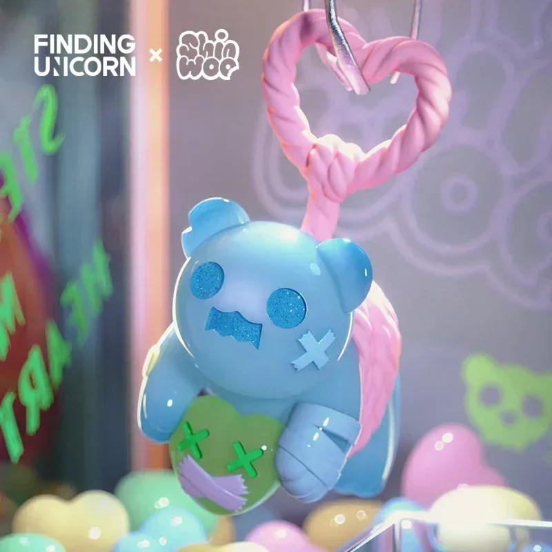 Finding Unicorn ShinWoo BADDY BEAR TOWN Series Blind Box Guess Bag Original Toys Doll Cute Anime Figure Ornaments Gift