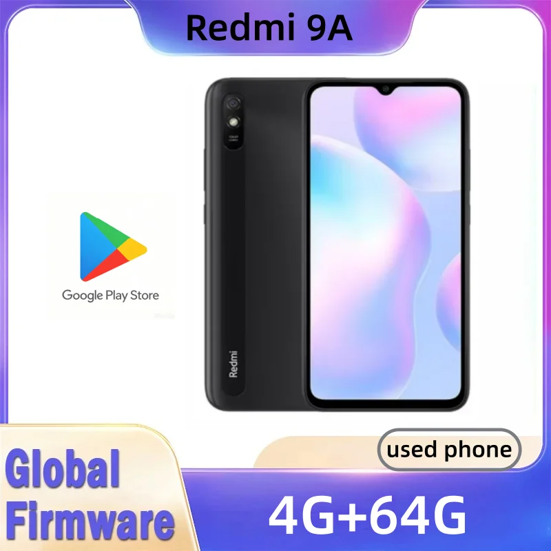 Xiaomi Redmi 9A Smartphone 4GB 128GB Global Rom Cellphone 5000mAh 6.53 inch MTK Helio G25 Octa Core 13MP Smart phone CN Version