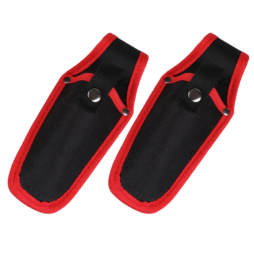 

2 Pcs Hardware Tool Set Scissors Canvas Bag Cover Garden Pouch Pincer Pliers Holders Pruning Shears Scabbard