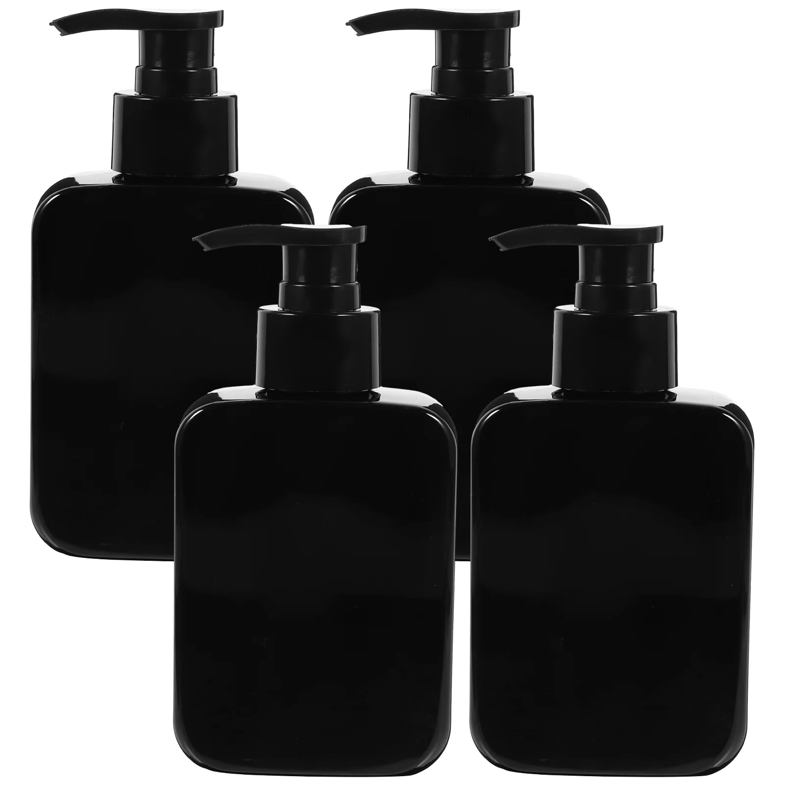 4 Pcs Pet Travel Size Pump Bottles for Shampoo Pump Bottle For Shampoo Lotion Face Wash Refillable Portable Skincare