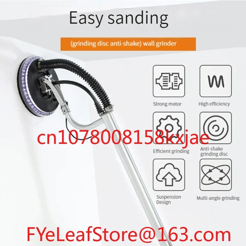 Electric Wall Putty Powder Grinding Machine Disc Sanding Machine Wall Sander Polisher