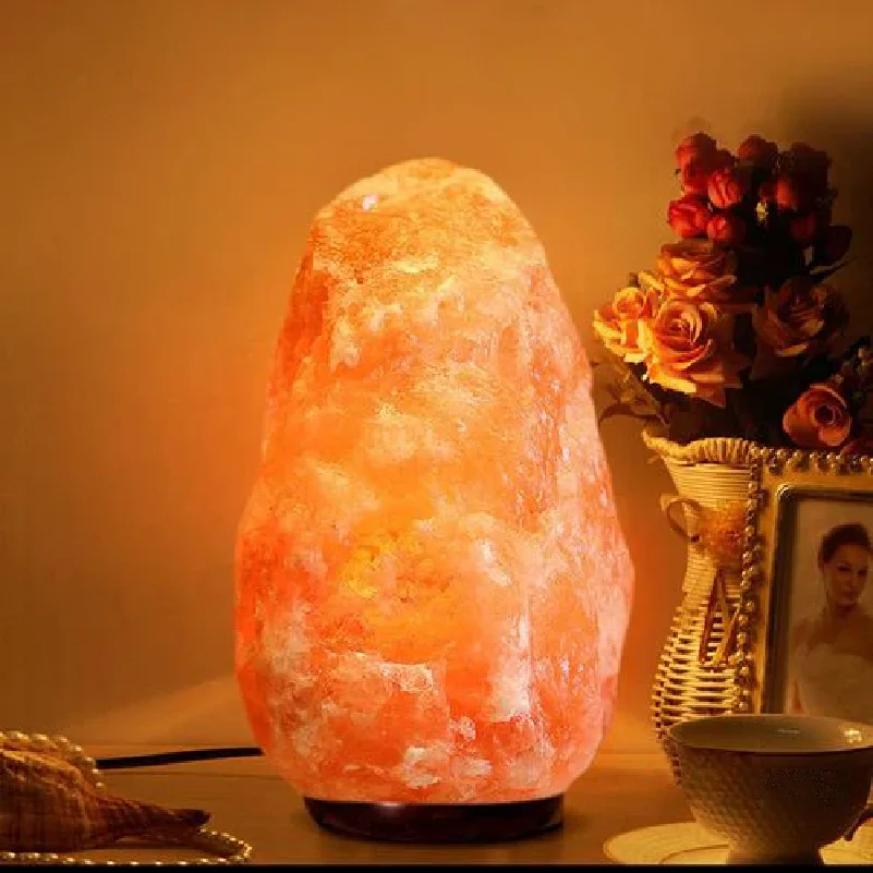 Lampu garam Himalaya alami den - Himalayan Salt Lamp ulasan dan harga