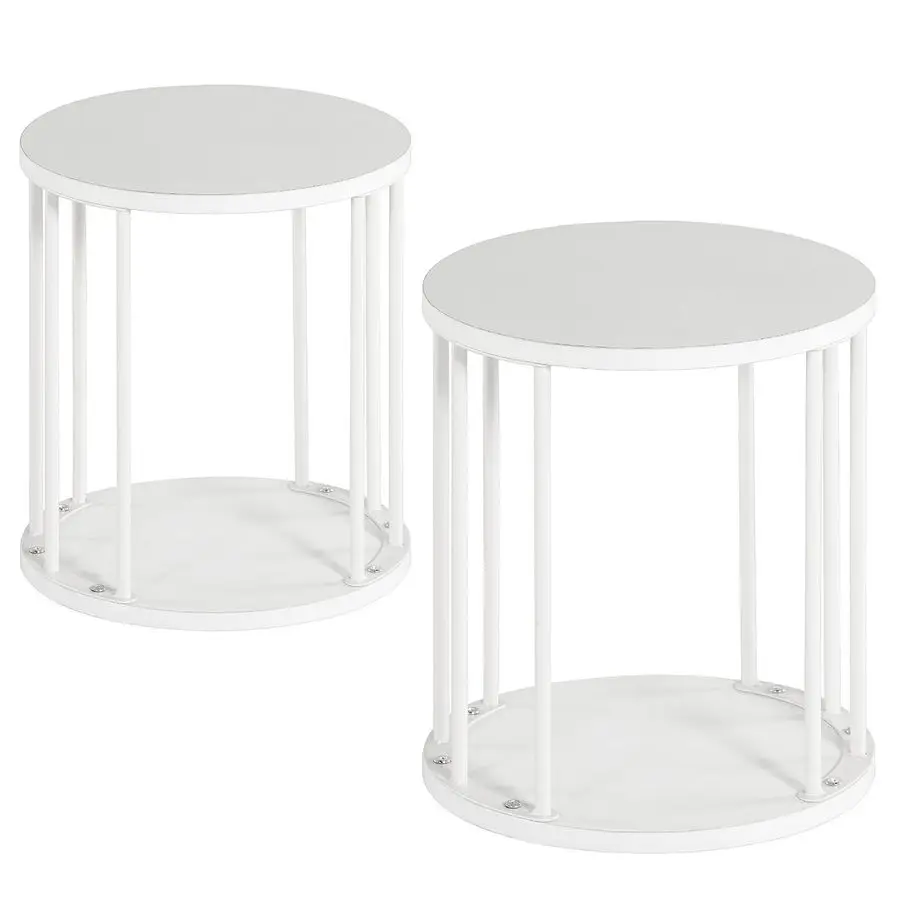 

Набор из 2 деревянных табуретов для детей, взрослых, садовый круглый деревянный табурет грузоподъемностью 300 фунтов, нескользящий маленький табурет-ступенька для подставки для растений, комплект