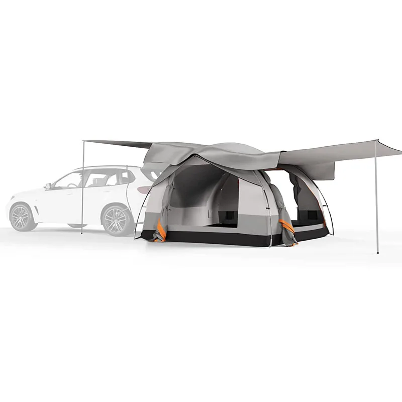 

Outdoor Travel Portable Foldable Connectable Tailgate Car Awning Truck Wilderness Camping Pickup Suv Rear Tent