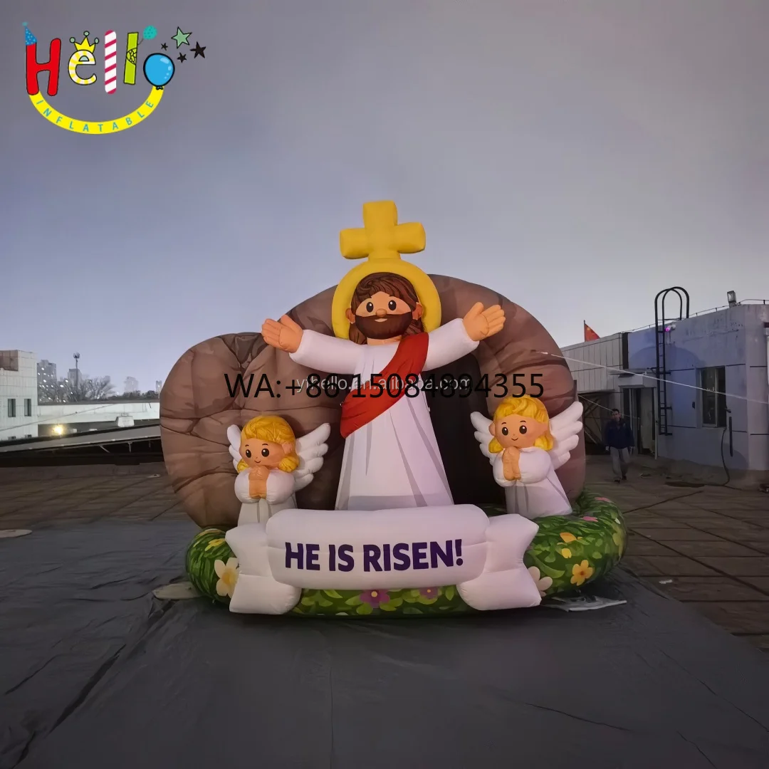 Giant Cartoon Angel God Mascot Inflatable Advertising Design for Events Advertising Inflatables