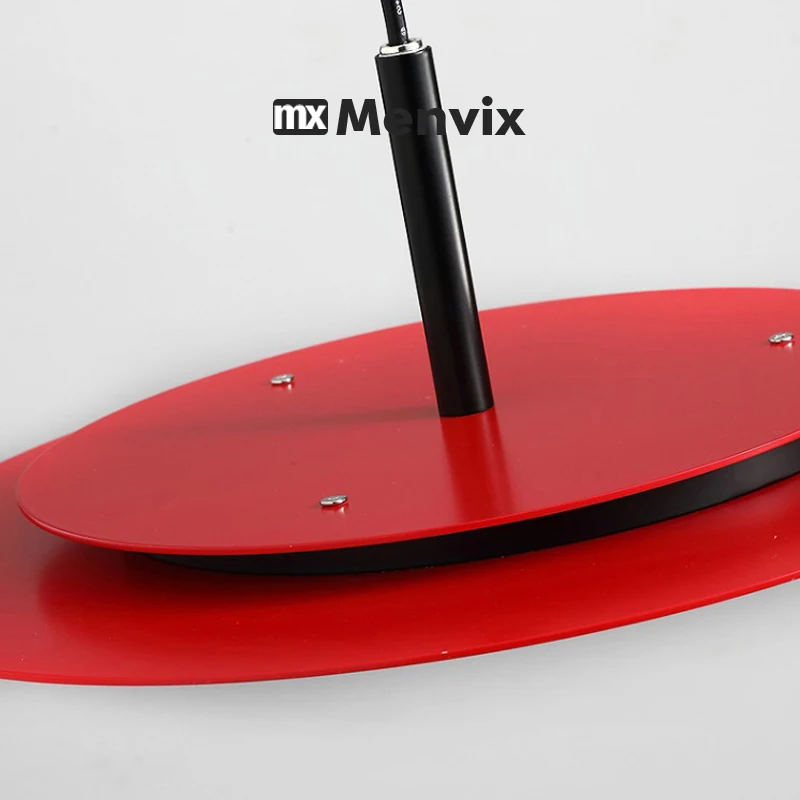Menvix Modern Personality Hanging Lamp Flying Saucer Home Decor Red Designer Dining Table Bar Living Room UFO Pendant Lights