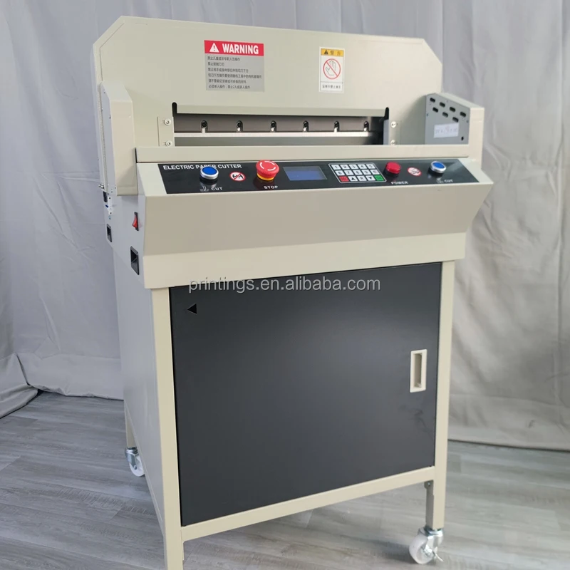 Heavy Duty Industrial 460 Programmable Hydraulic Paper Cutter Electric Automatic Guillotine Cutting Machine For Printing Shop