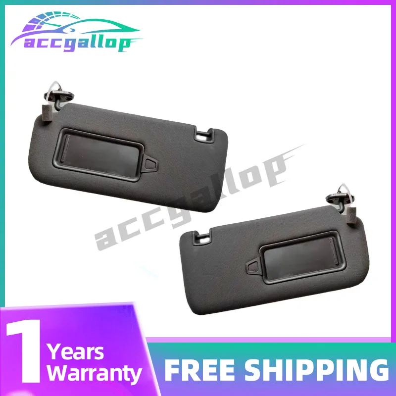 Original Black Sun Visor for Geely Monjaro Side Shade Sunvisor with Mirror with Light Sunshade Cover Shade Sun Visor