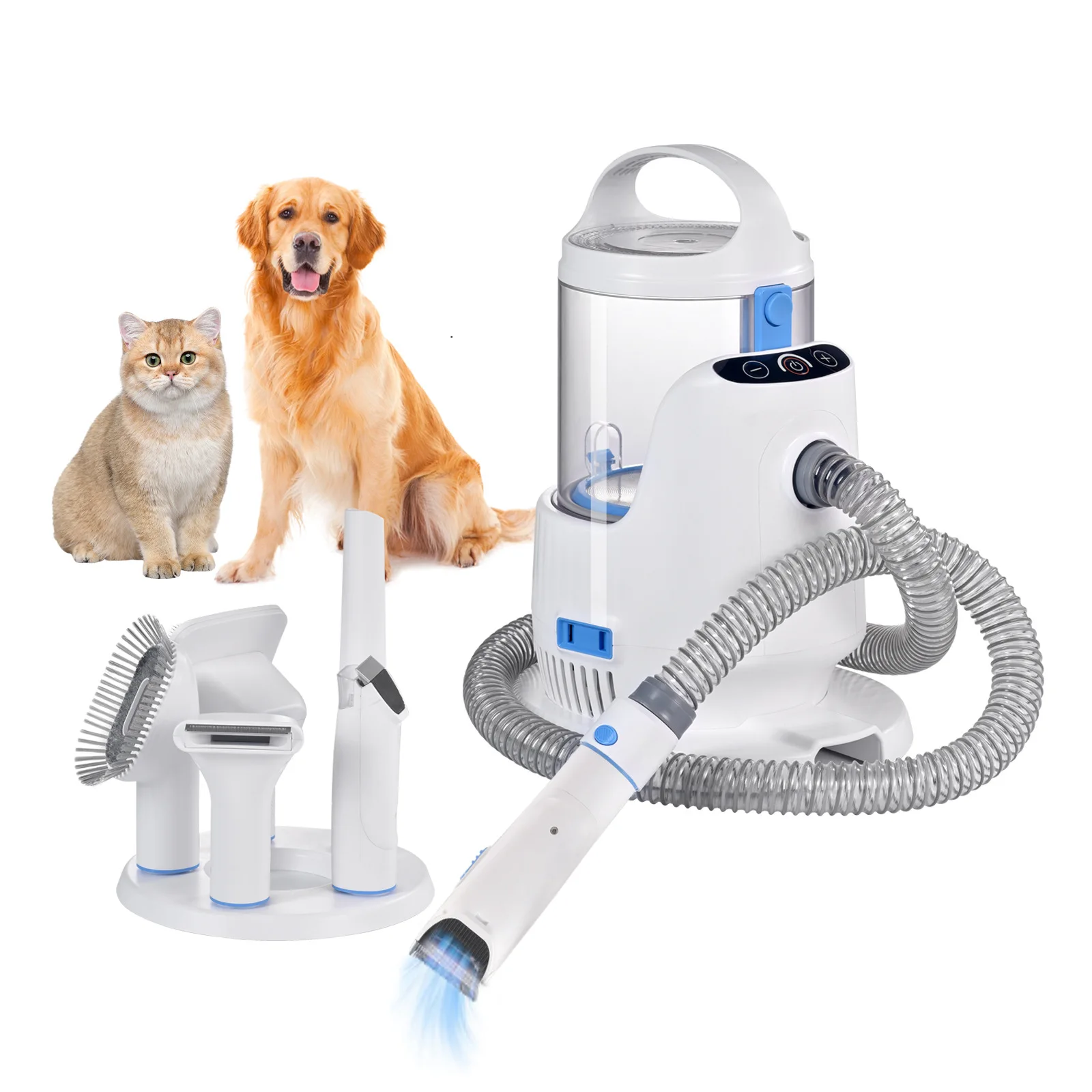 

5 in 1 Electric Clipper for Large Dogs Cats Pet Hair Cleaner with Large Dust Cup Modern Style Vacuum Cleaner Supplies