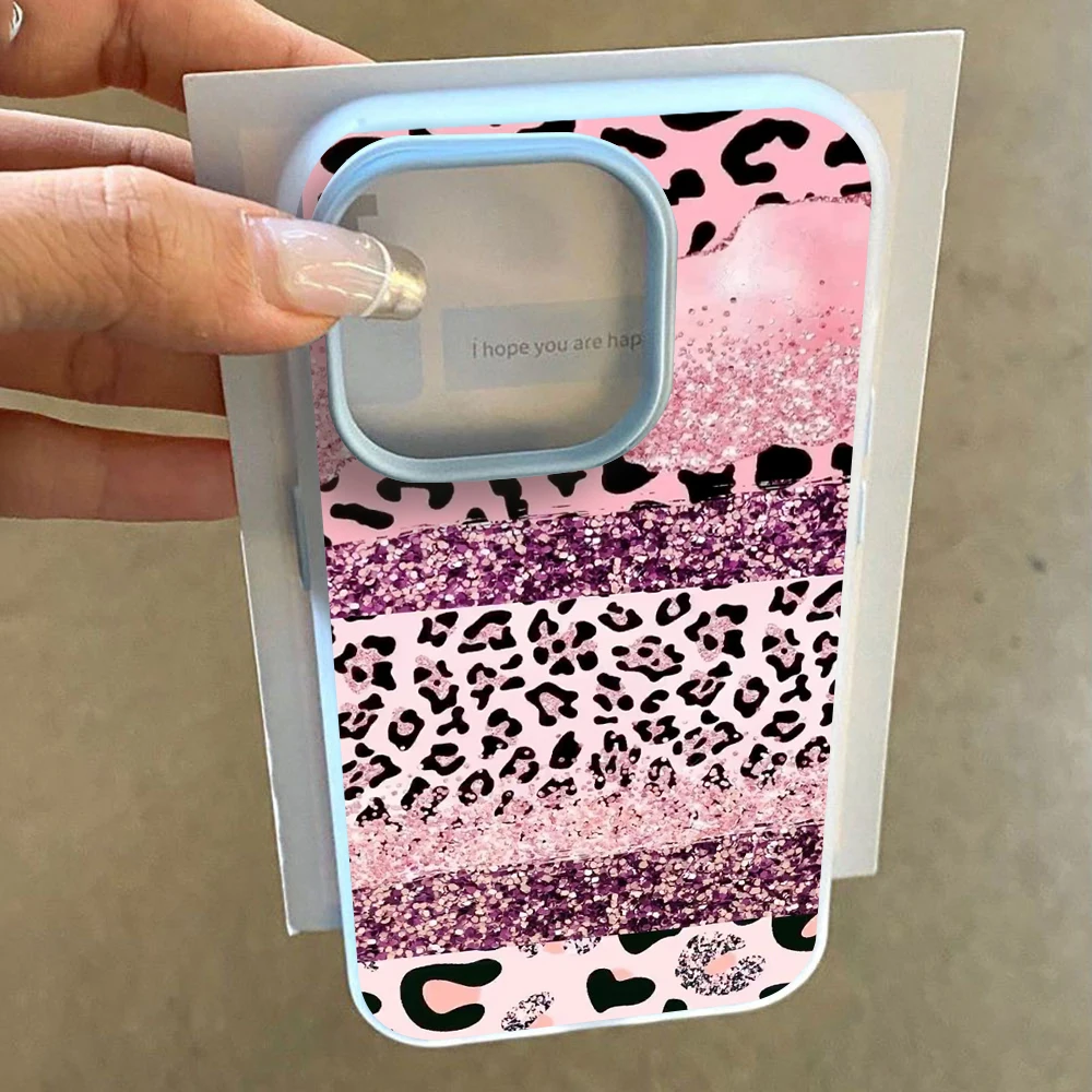 Luxuriöse Leopardenmuster-Hülle für iPhone 17 15 16 14 Pro Max Case Plus für iPhone 13 11 12 ProMax XS XR 8 Plus Sturzsichere INS-Hüllen – Detail 3