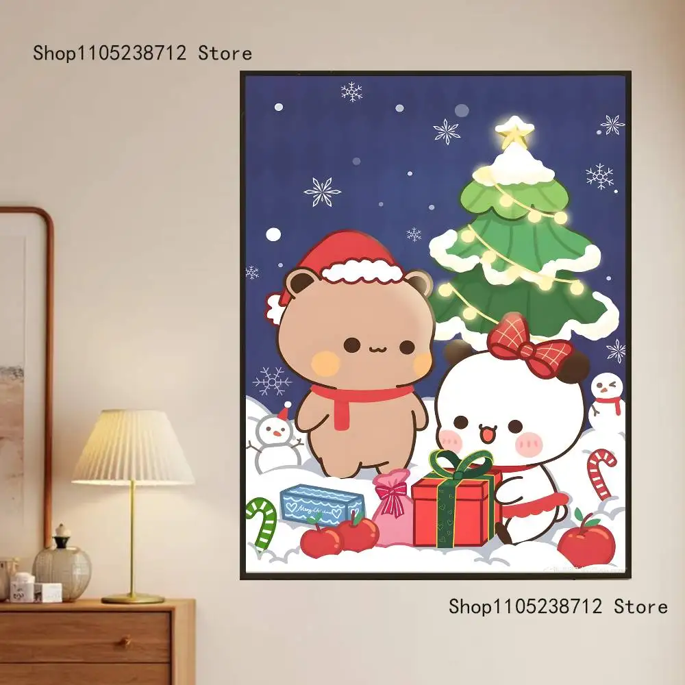 لطيف BuBu DuDu ملصق متعدد الأغراض جدار الفن لغرفة المعيشة غرفة نوم مكتب المدخل بار ديكور المنزل هدية