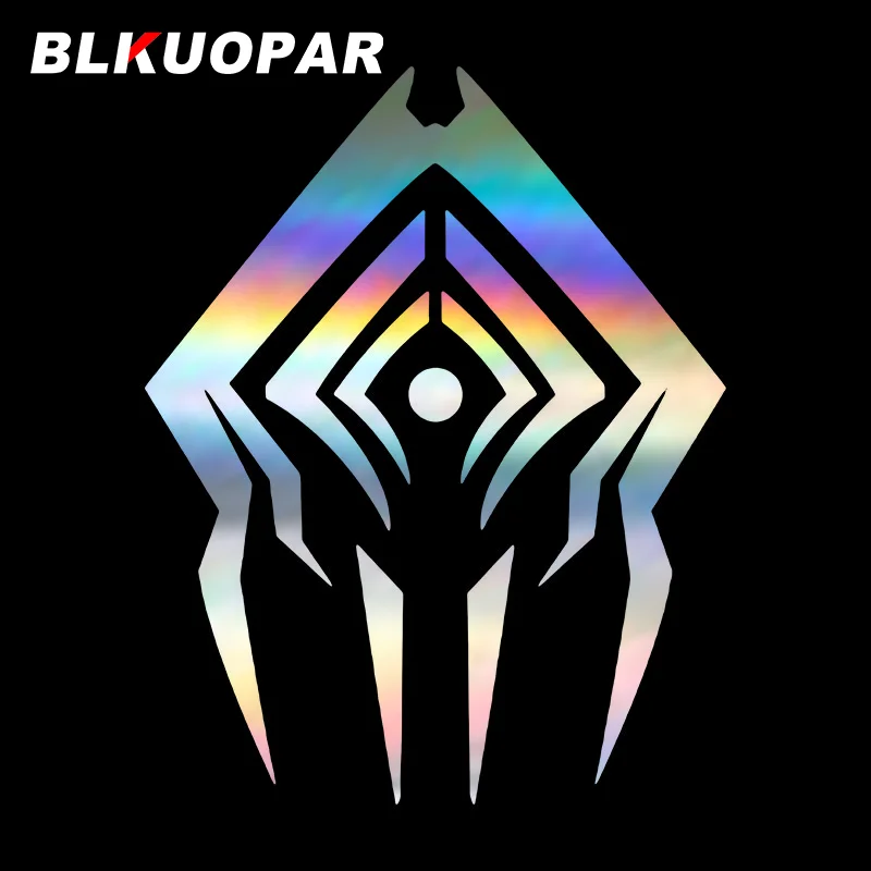 BLKUOPAR Warframe Stalker Car Stickers Sunscreen Scratch Proof Holographic Graphics Laser Decals Creativite Car Door Decoration