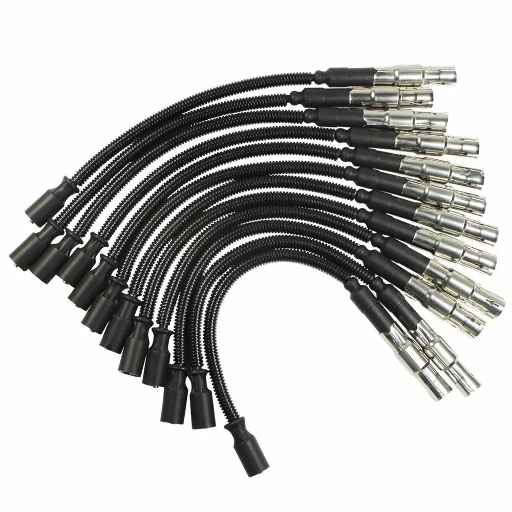 ignition wire E320 W210 W203 W211 W220 W251 R171 C240 C320 C55 E55 ML500 1121500118 , 1121500218 Contains 12 spark plug wires