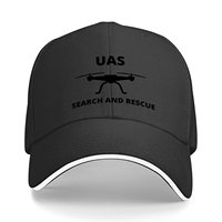 Drone UAS Search and Rescue SAR/Safety orange Baseball Cap luxury caps Uv Protection Solar Hat dad hat Mens Caps Women's