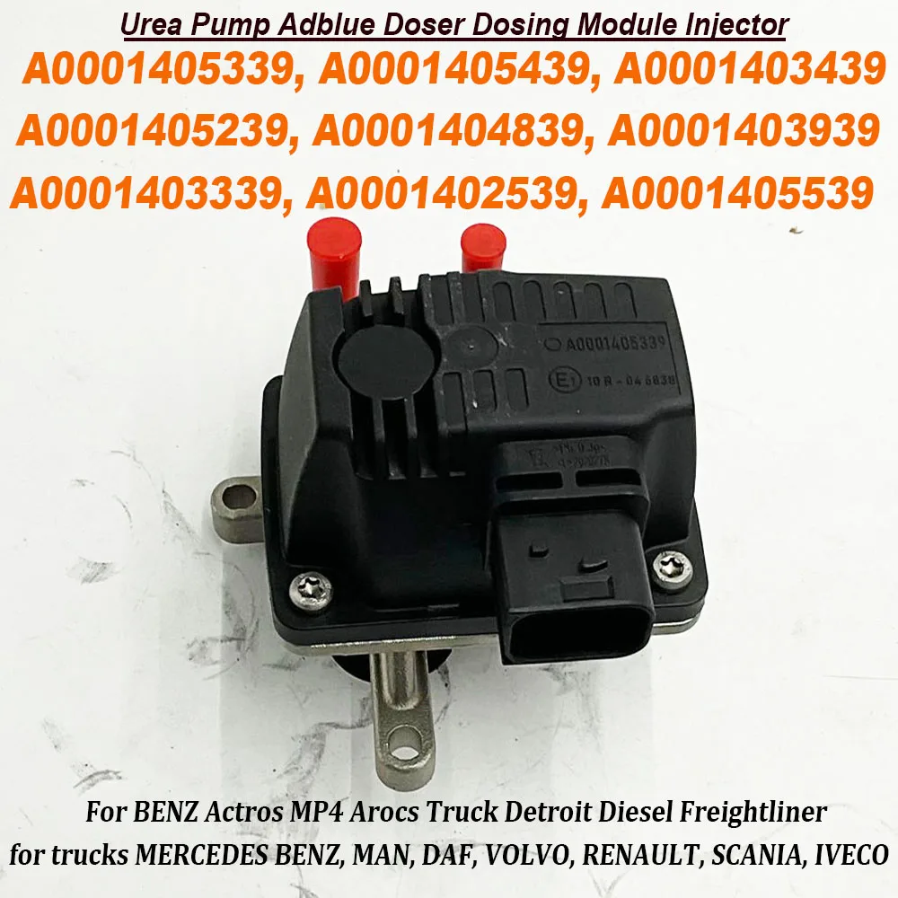 A0001405339 A0001405439 A0001404839 A0001402539 Urea Pump Adblue Doser Dosing Module Injector For BENZ Actros MP4 Arocs Truck