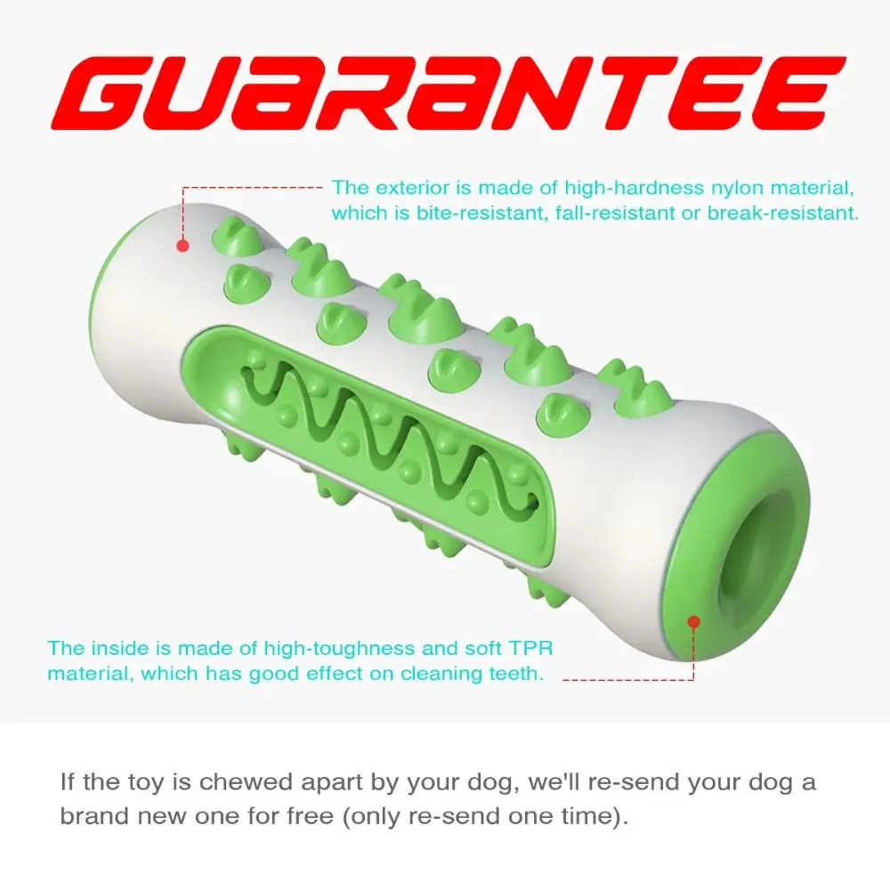 Pet Supplies TPR Dog Teeth Grinding Stick Bite Resistant Non-slip Puppy Cleaning Toy Bones Shape Dog Chew Toy Dental Care