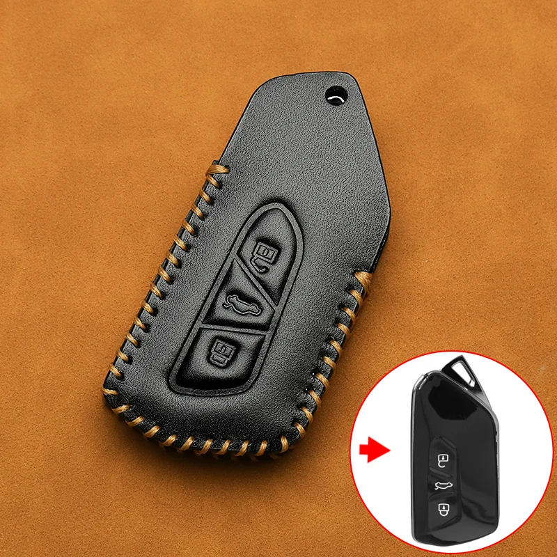 غطاء حافظة مفاتيح السيارة لسيارة VW Volkswagen/Golf 8 MK8 ID.3 ID.4 /Cupra/Skoda/Octavia A8/SEAT/Leon MK4 2020 2021/Formentor/Tarraco #5