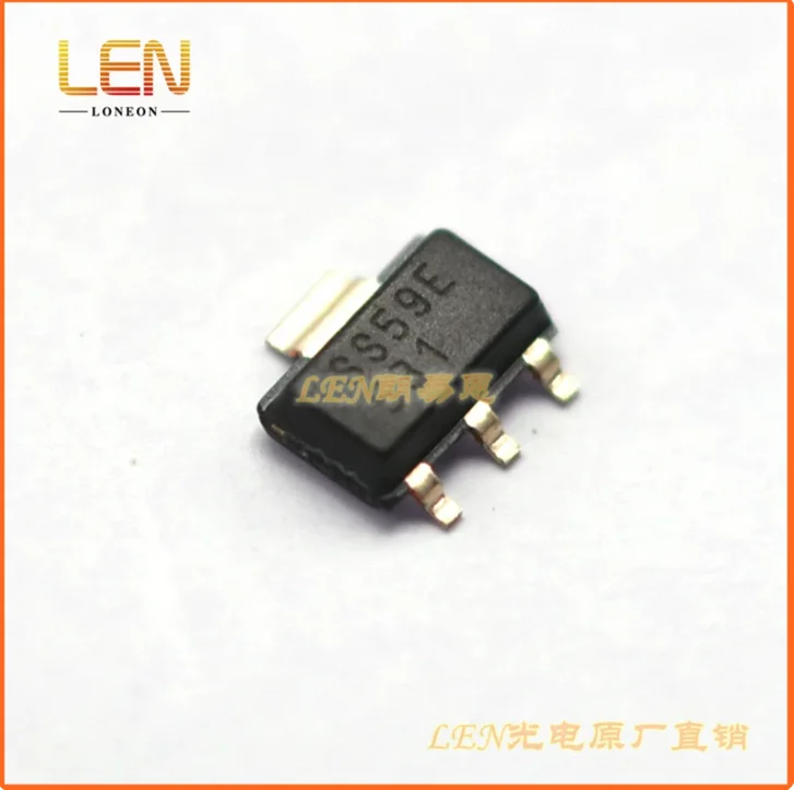 10pcs SS59ET linear magnetic sensor Hall effect element patch SOT89