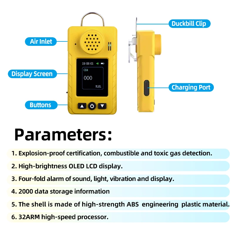 الشركة المصنعة للكشف عن تسرب غاز الأوزون المحمول مع سجلات البيانات