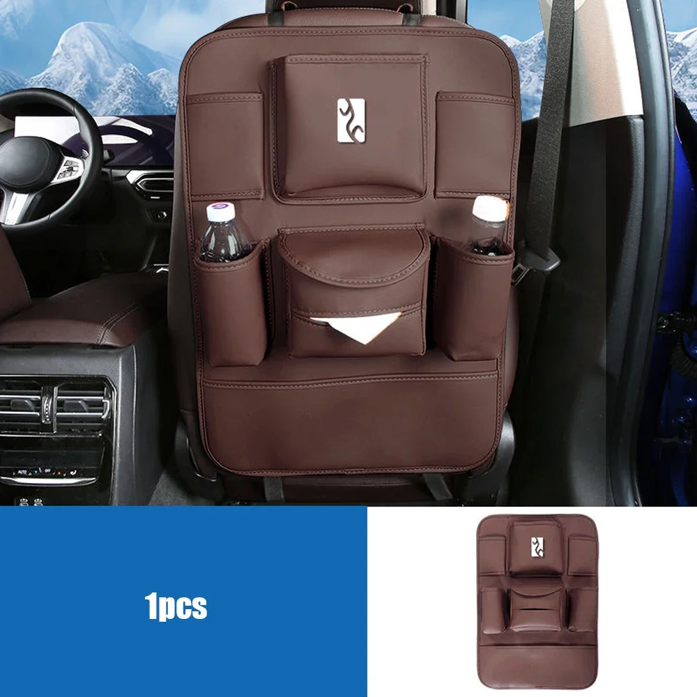 الجلود ل BYD يانغوانغ U8 U9 2025 مقعد وحدة التحكم المركزية للسيارة وضع العناصر تخزين الورق مقسم حقيبة تخزين حقيبة الكسوة