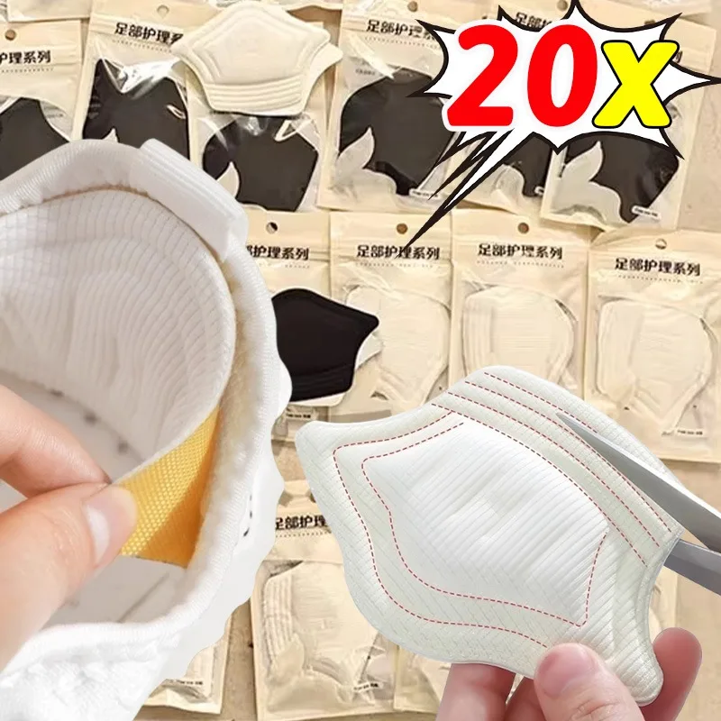 

1/10Pairs Insoles for Shoes Patch Heel Pads for Women Men 5mm Thicken Pad for Sport Shoes Adjustable Size Feet Insole Stickers