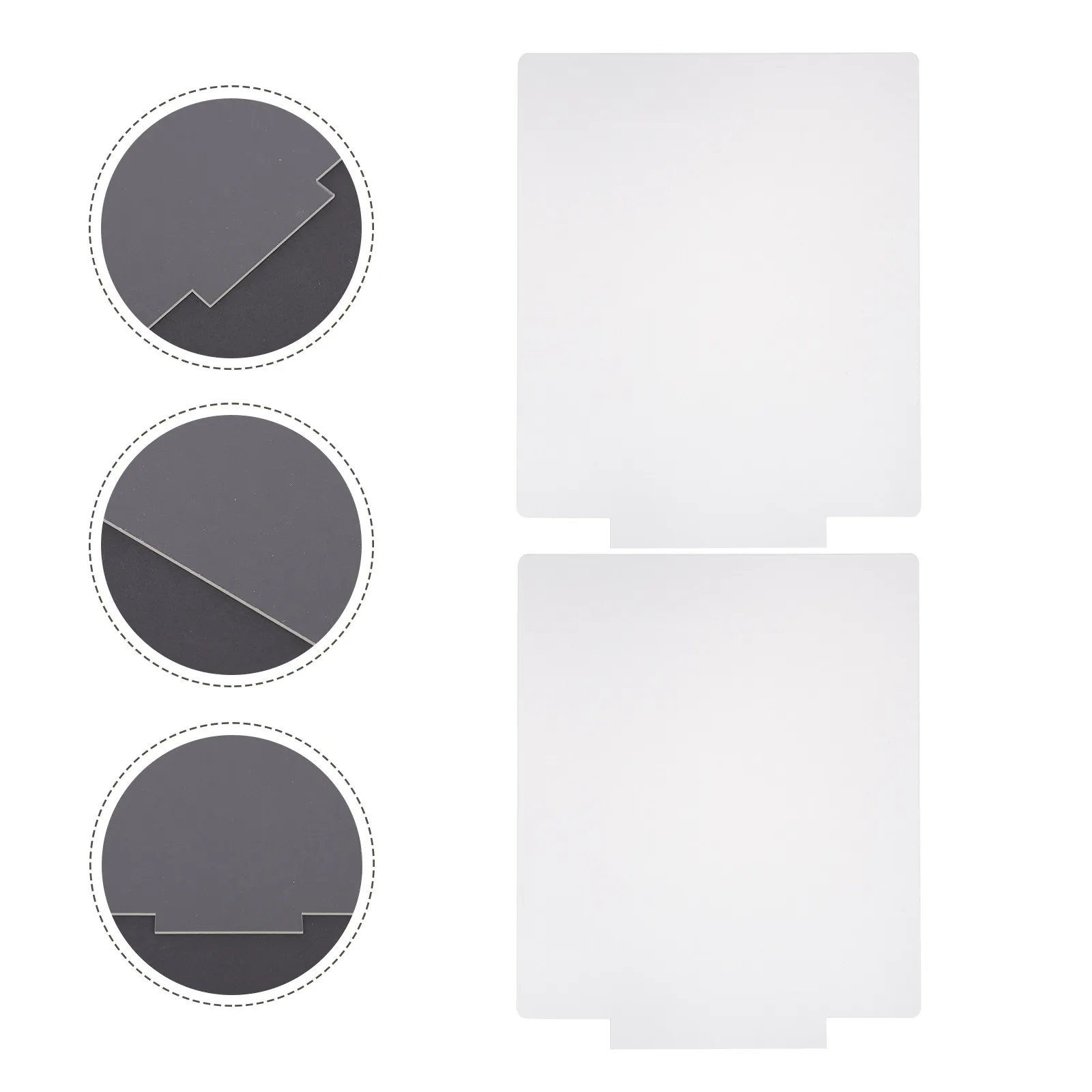 

Набор из 4 акриловых прозрачных износостойких световых панелей для светодиодных ламп, для домашнего декора и творческих проектов DIY-освещения