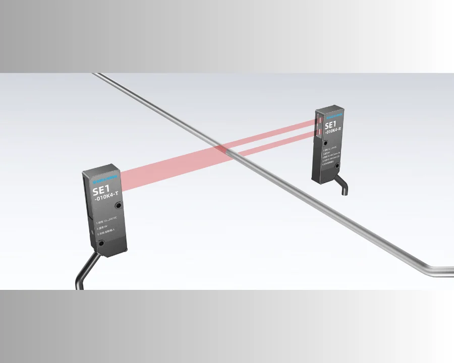 High Precision Industrial Laser Edge Detection Sensor RS485 IP67 Waterproof DC12-24V