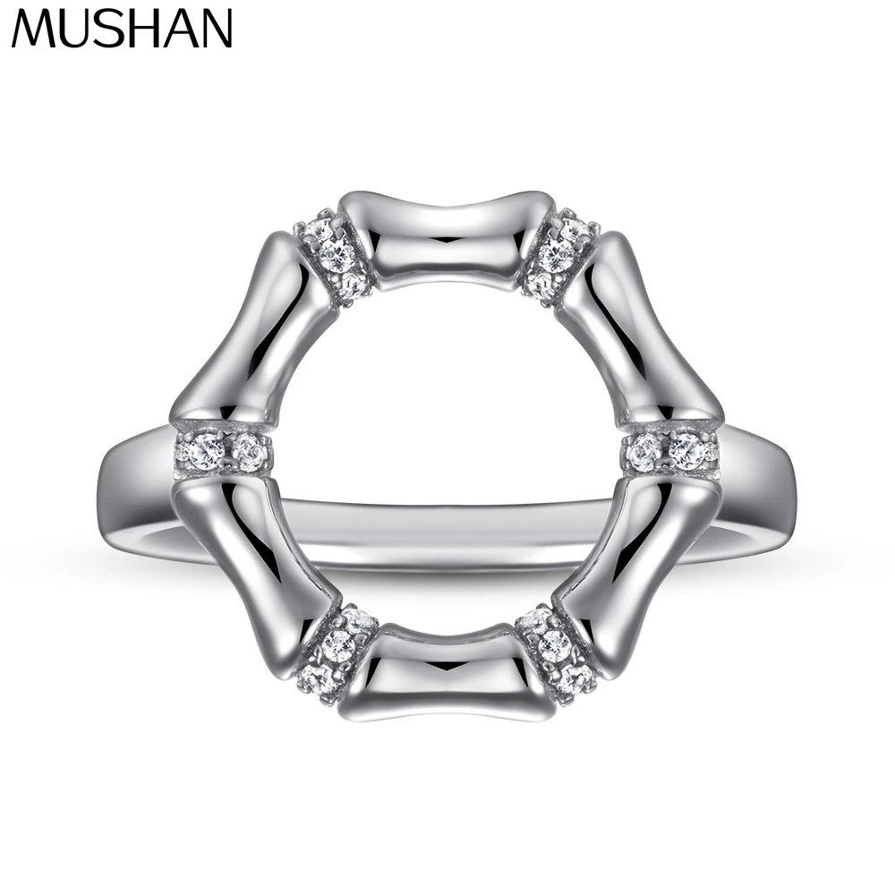 

Ювелирные изделия MuShan: Кольцо из стерлингового серебра 925 пробы с кубическим цирконием 5А Ашер, позолоченное 18-каратным золотом, для невесты, изысканные ювелирные украшения