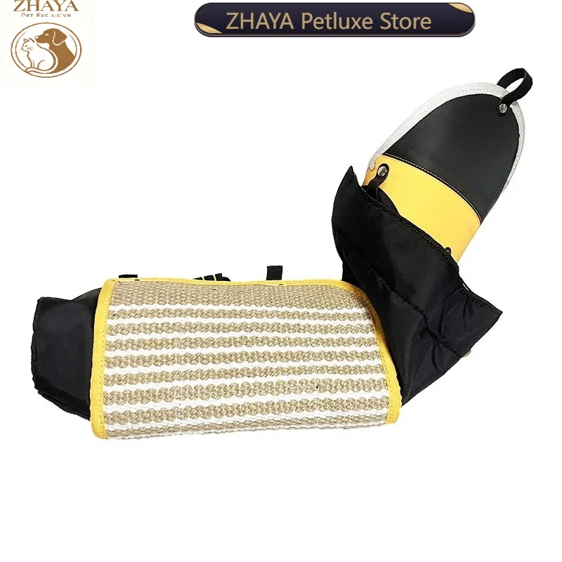 ZHAYA Professional Dog Bite Training Sleeve Heavy Duty Durable Reinforced Inner Liner Chew Toy Bite Target Pet Training Set