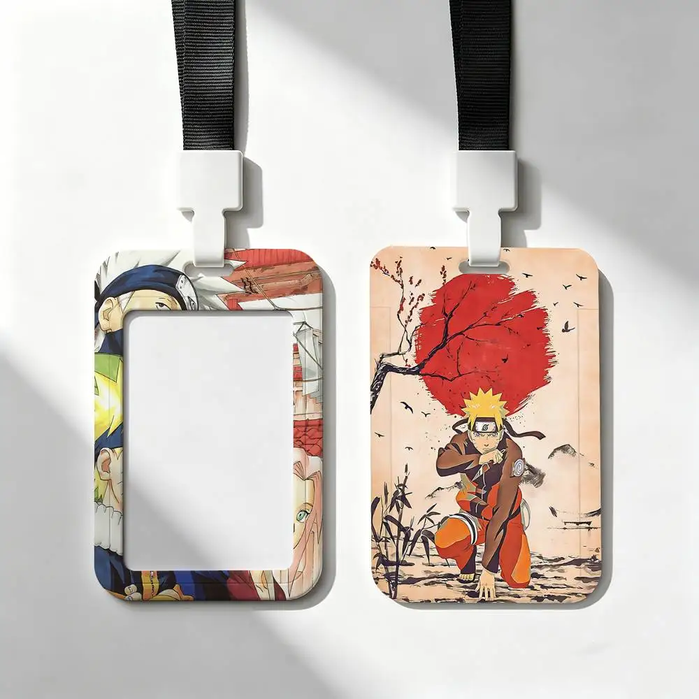 Naruto Anime Trendy Luxury ID Card Holder Lanyard Gift Men And Women For Gift Daily Life