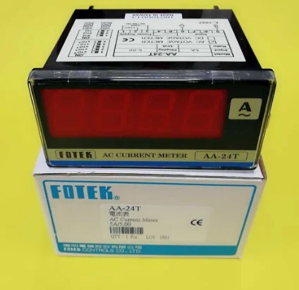 

Оригинальный и подлинный цифровой амперметр FOTEK Тайвань Yangming AA-24T, поддельный один штраф, десять