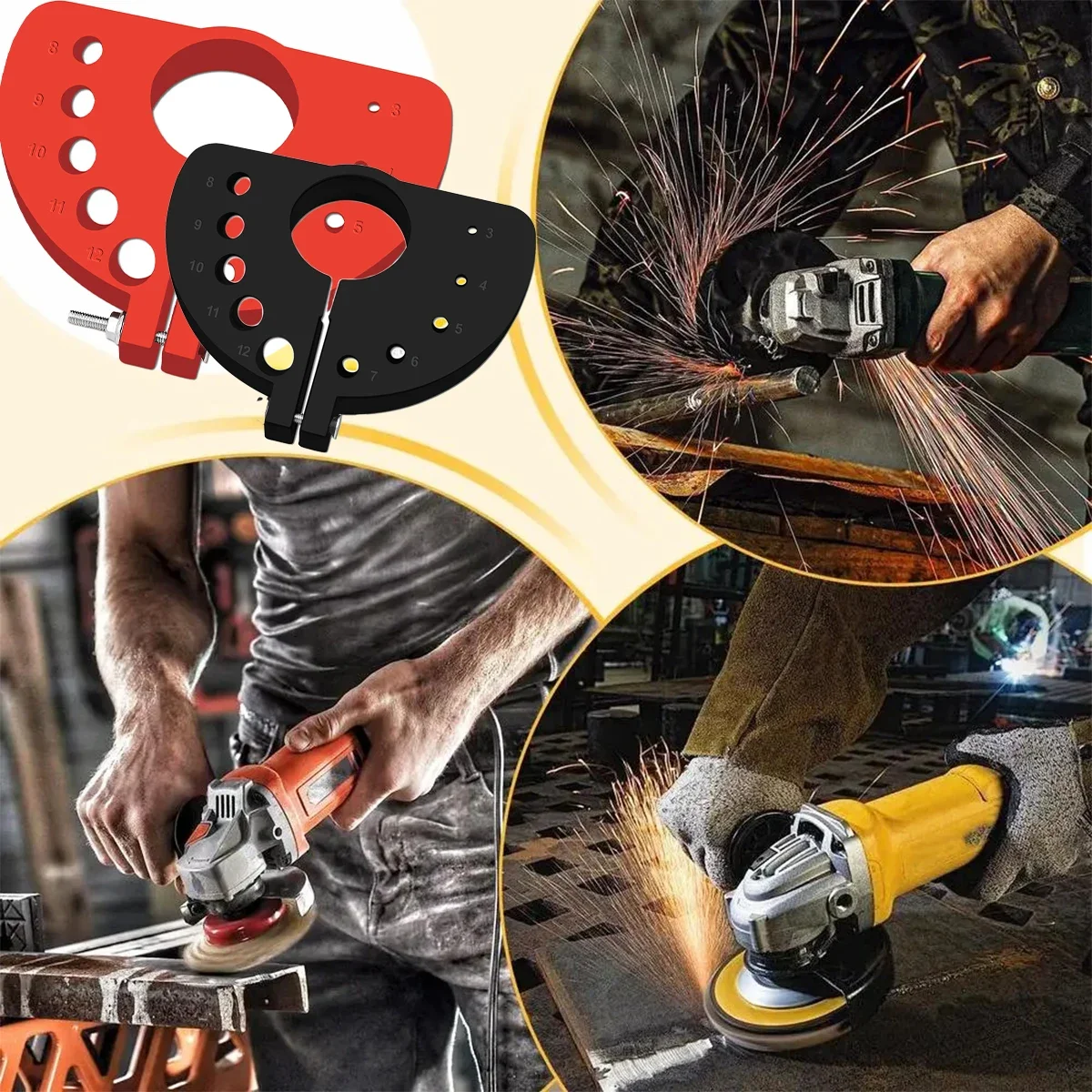 

Multi Functional Grinding Drill Bit,Electric Impact Drilling Knife Sharpener, Multi-purpose Grinding Angle Grinding Tool