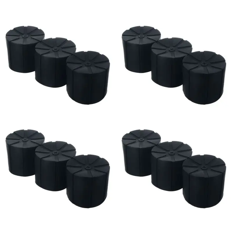 12Pcs Waterproof Silicone Universal Lens Cap Cover For 65-90Mm DSLR Camera Lenses
