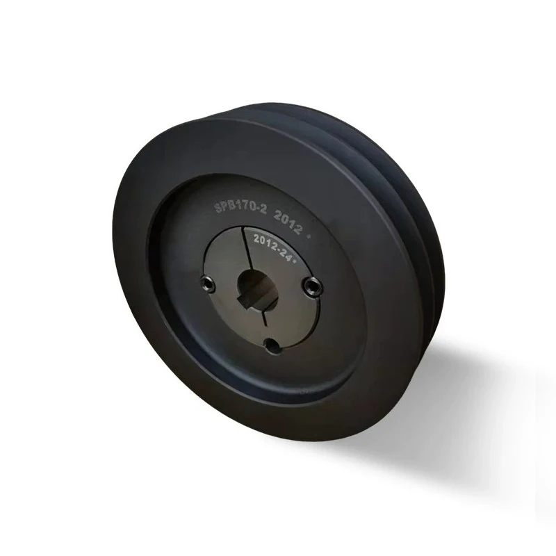 Taper‑Lock Bush Pulley European Standard SPA SPB SPC SPZ V‑Belt Pulley Phosphating Surface for Motor Drive