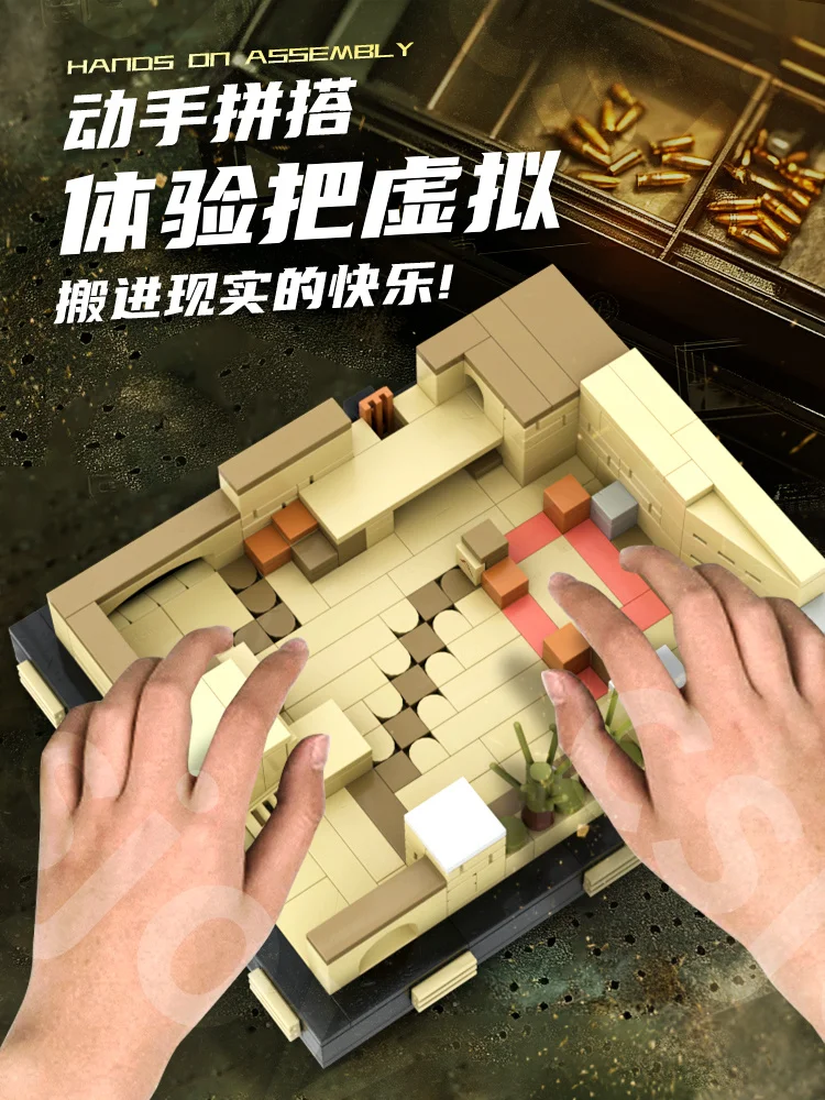 CS2 미라지 맵 블록 모델: CSGO 주변 장난감 선물, 수집용 피규어 데스크탑 장식, 아이템 번호 5303