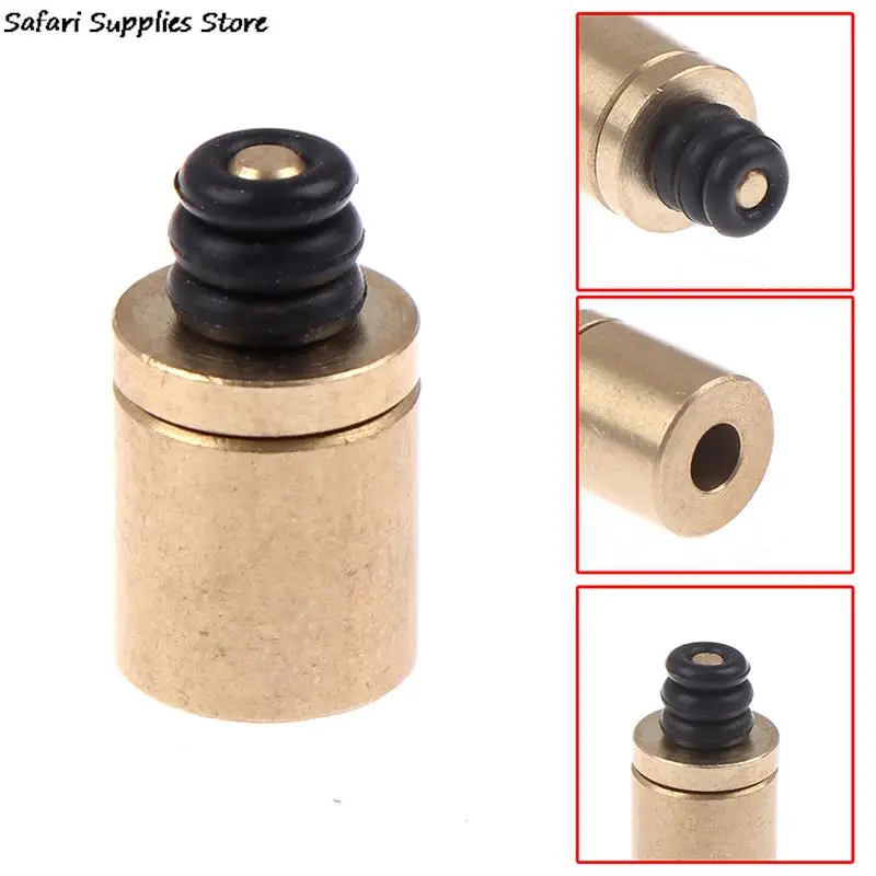 Brass Gas Refill Adapter For Camping Hiking Picnic Stove Inflate Butane Canister