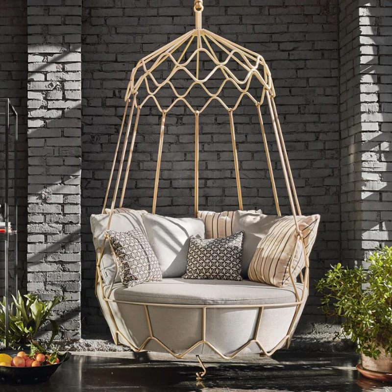 

Balcony hanging basket, internet celebrity, outdoor Nordic swing and rocking chair