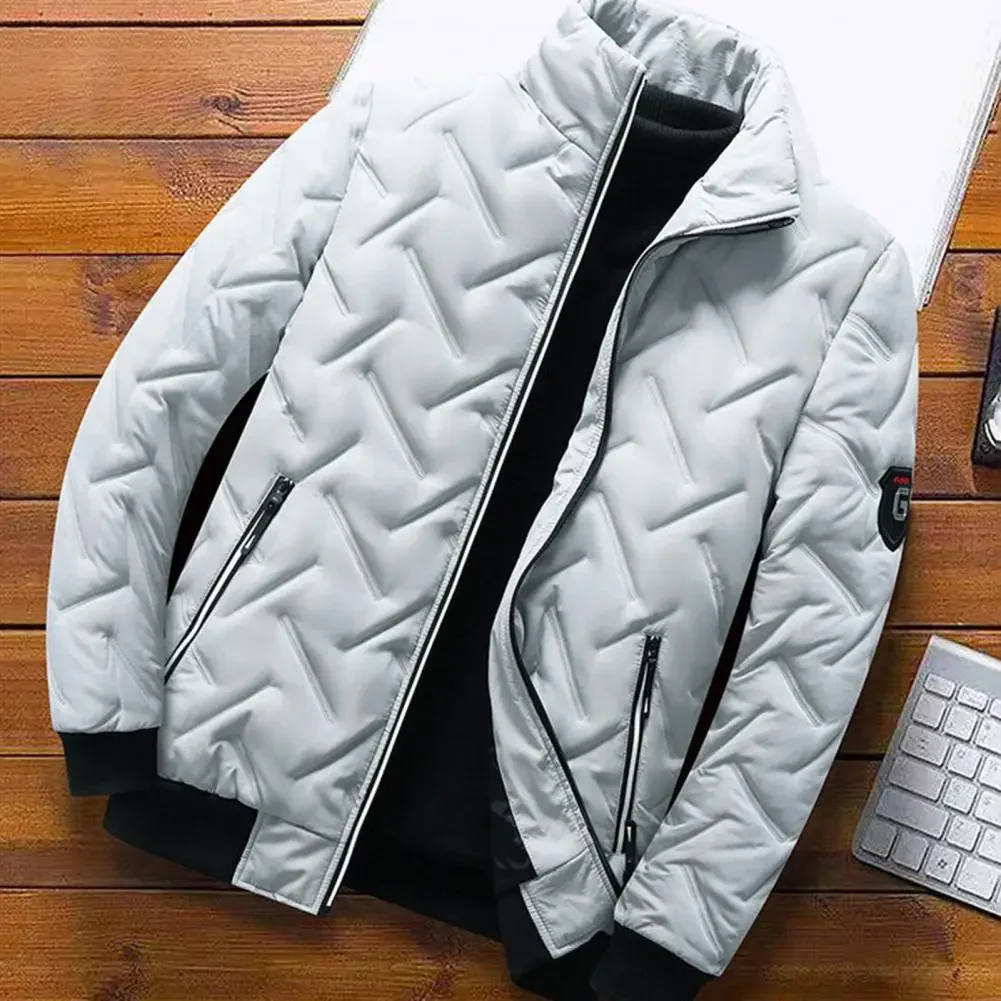 2025 Casual Winter Men's Thermal Jacket Packable Lightweight Men's Thermal Padded Thick Jacket