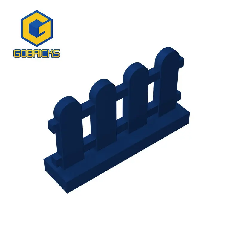 Gobricks 10pcs MOC Brick Parts 33303 Picket Fence 1 x 4 x 2 Paled Compatible Building Block Particle DIY Kid Puzzle Toy Gift